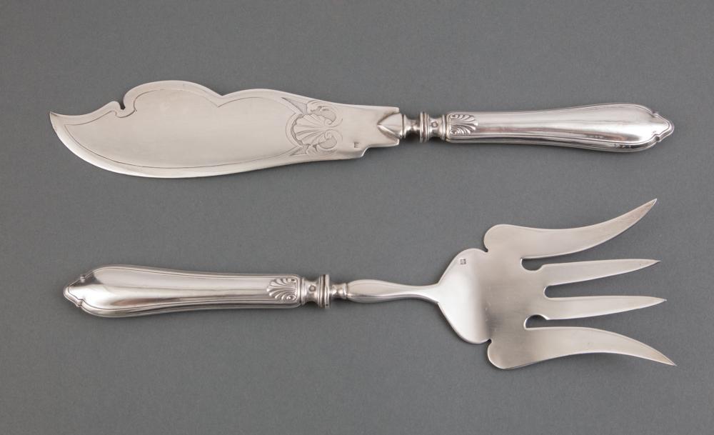 FRENCH SILVER FISH SERVING FORK