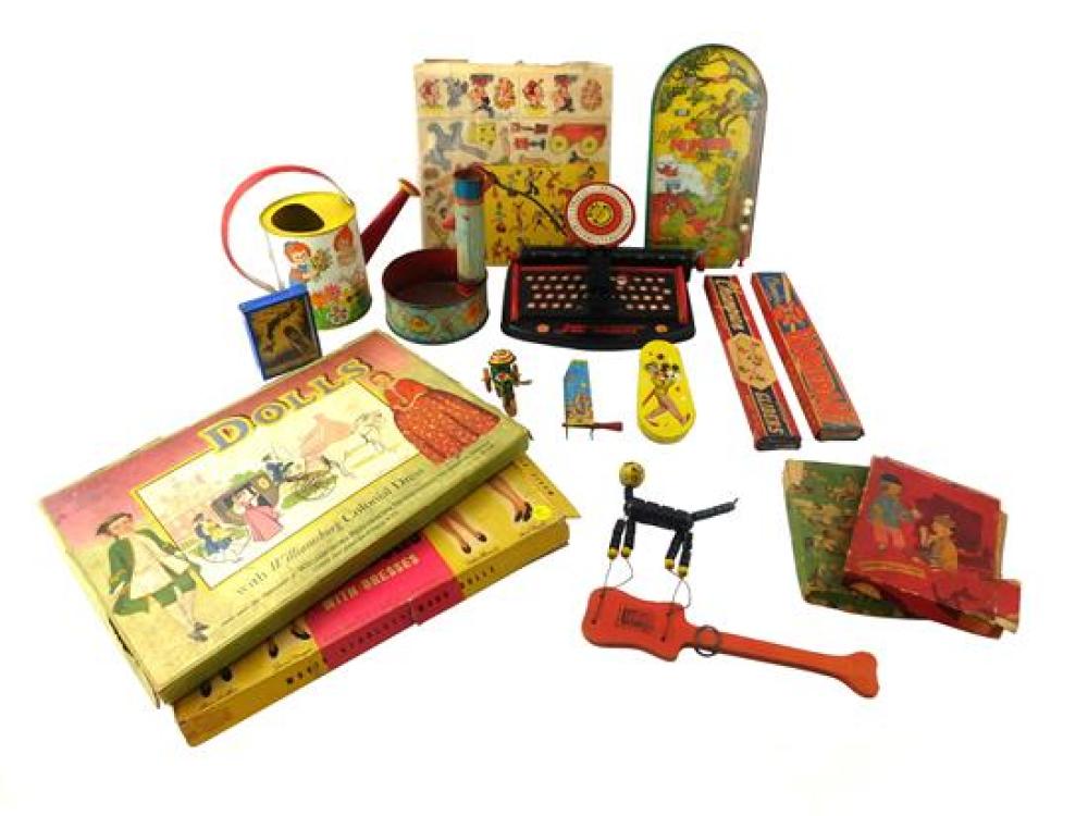 TOYS: SIXTEEN ASSORTED TOYS INCLUDING;