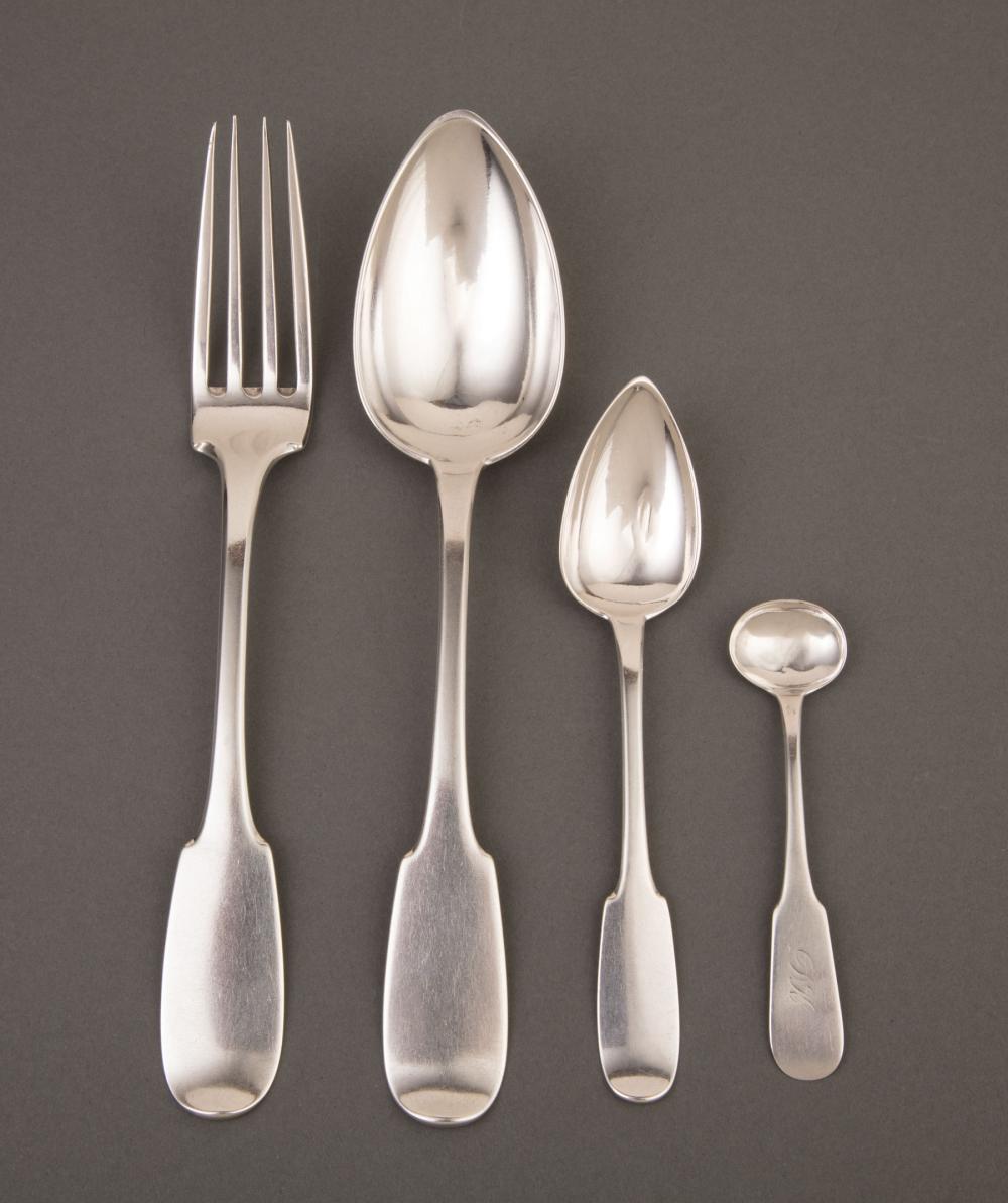 RASCH COIN SILVER FLATWARE SERVICERare 31b6ed