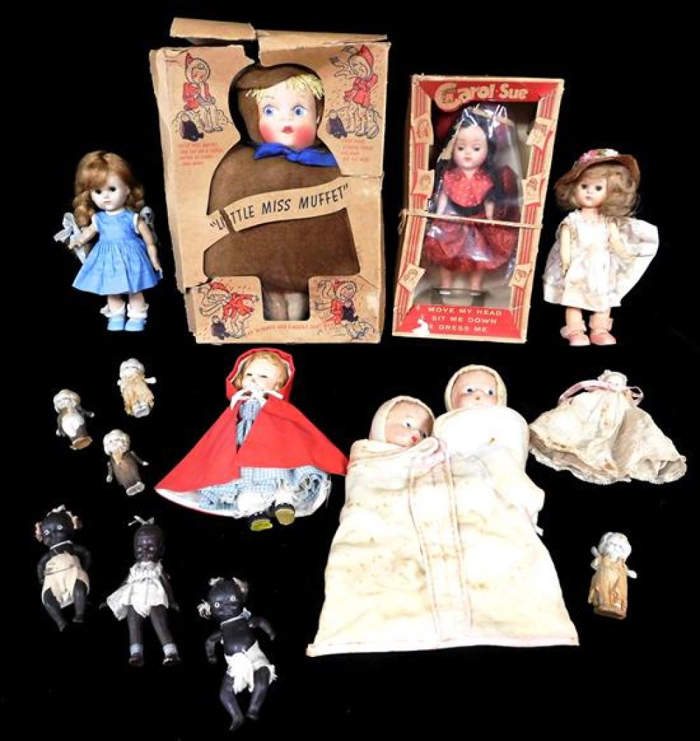 DOLLS: FIFTEEN DOLLS, INCLUDING: VINTAGE