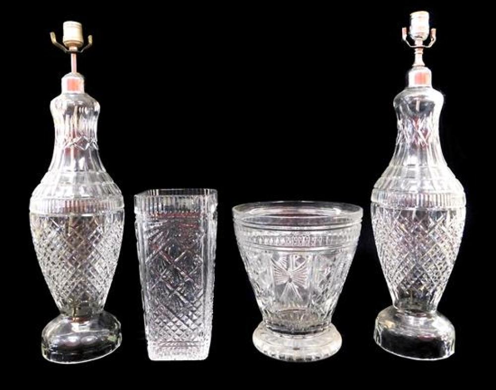 GLASS: WATERFORD CUT CRYSTAL INCLUDING