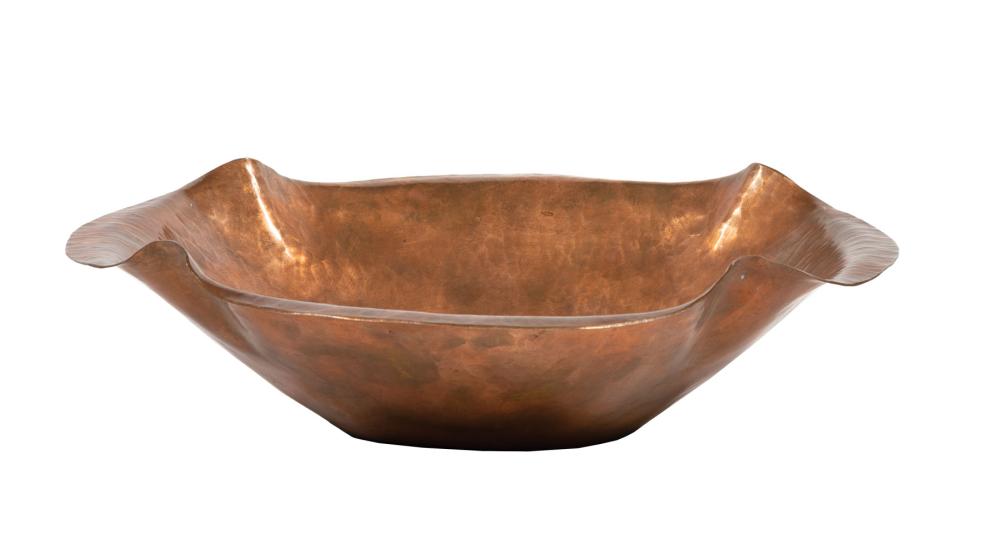 NEWCOMB COLLEGE HAMMERED COPPER