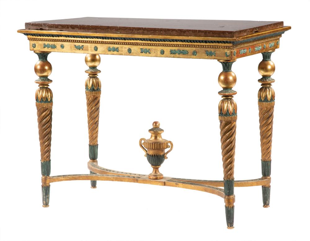 SWEDISH GILT CENTER TABLESwedish 31b7b0