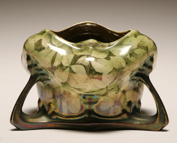Austrian Art Nouveau lustre ceramic