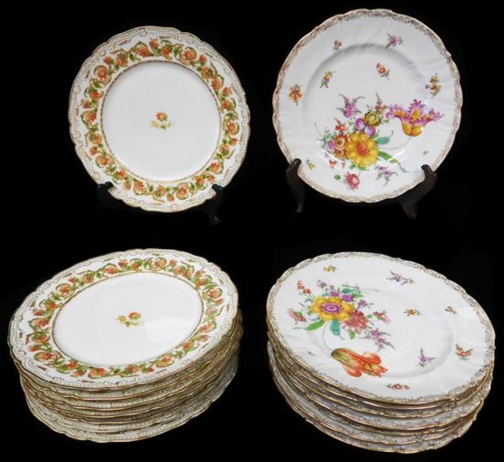 CHINA HAND PAINTED DRESDEN AND 31b838