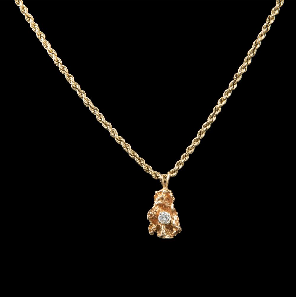 YELLOW GOLD ROPE CHAIN WITH GOLD 31b8ad