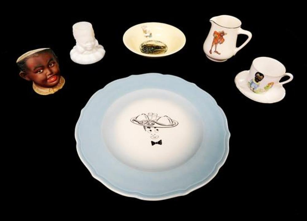 BLACK AMERICANA: SIX PIECES OF CERAMIC