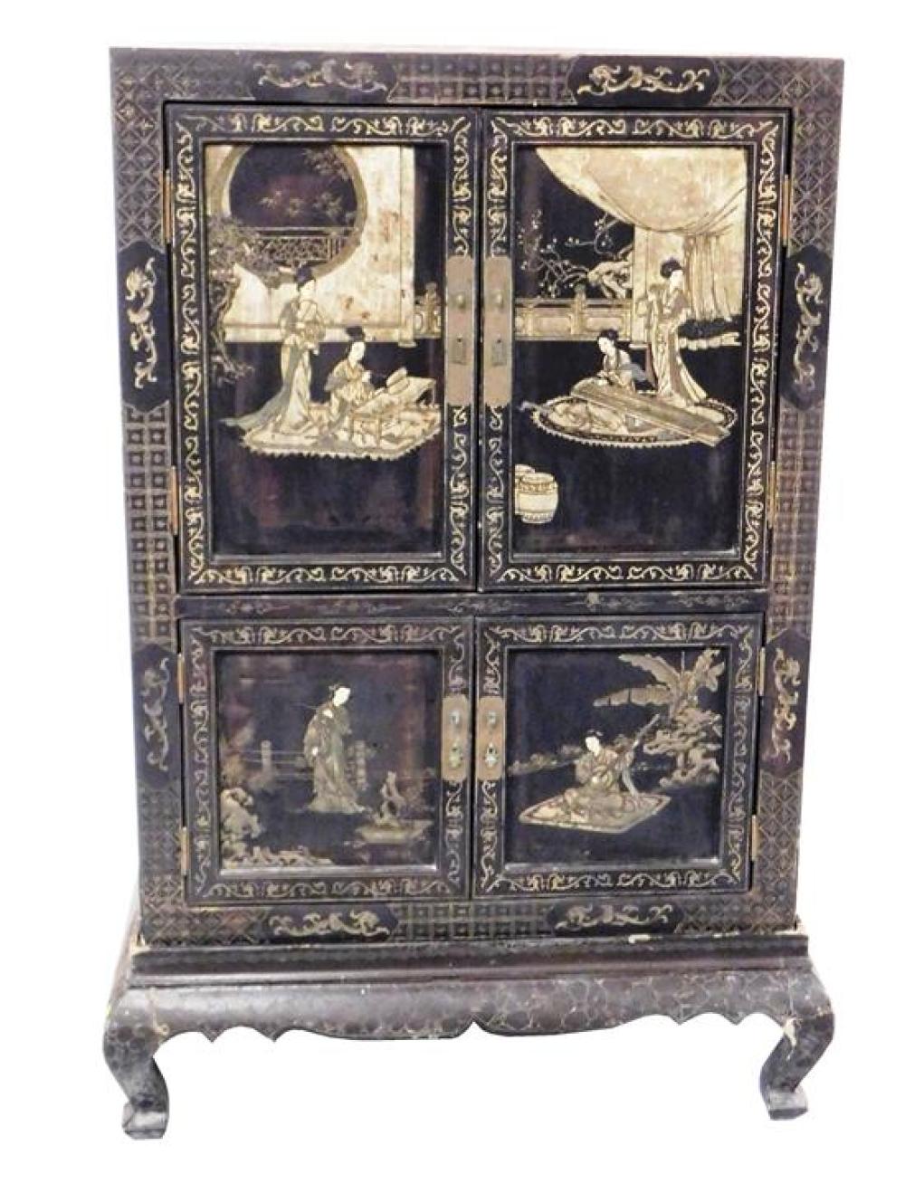 ASIAN: CHINESE LACQUER CABINET
