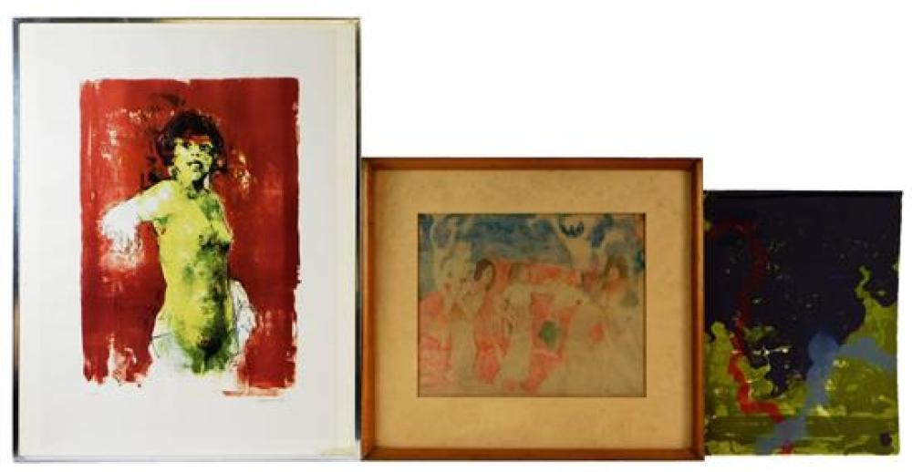 UPDATED: THREE WORKS ON PAPER,