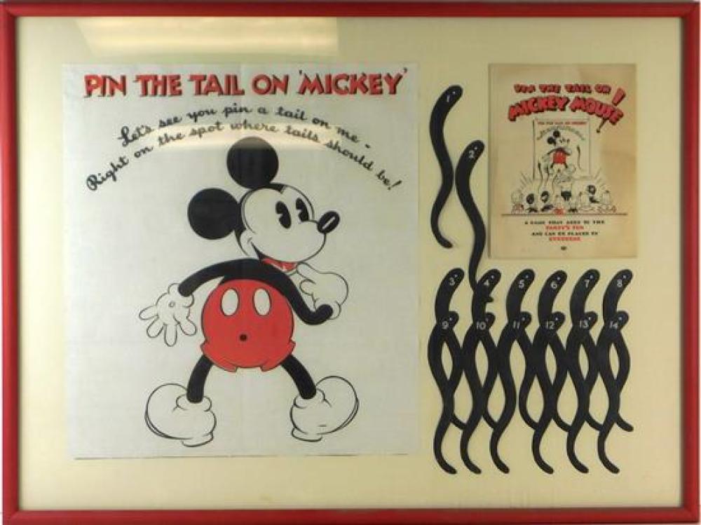 PIN THE TAIL ON THE MICKEY, GAME