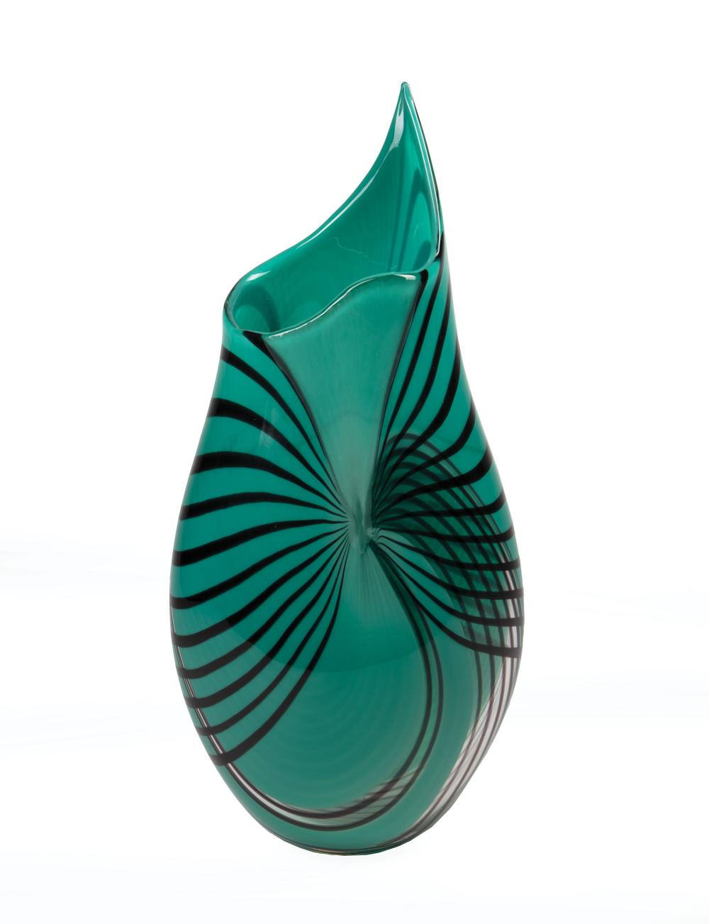 AFRO CELOTT MURANO GLASS VASEAfro