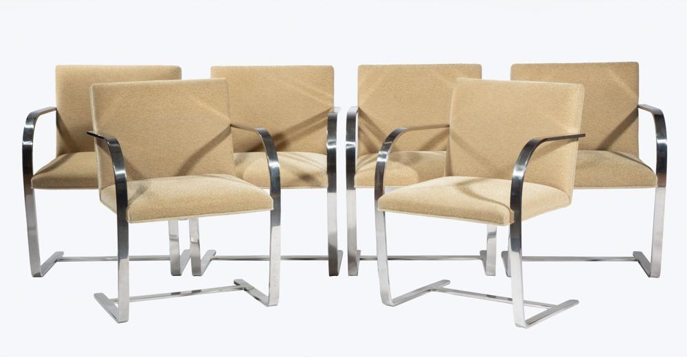 LUDWIG MIES VAN DER ROHE ARMCHAIRSSix 31b9aa