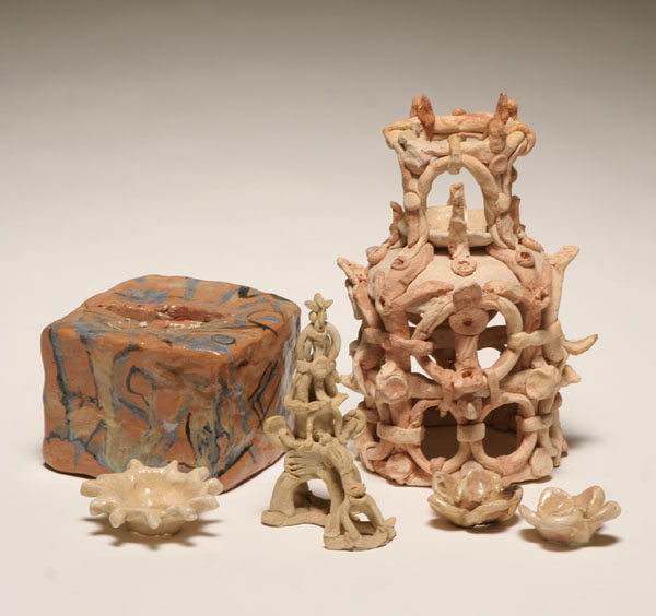 A group of Robert Lohman ceramic items