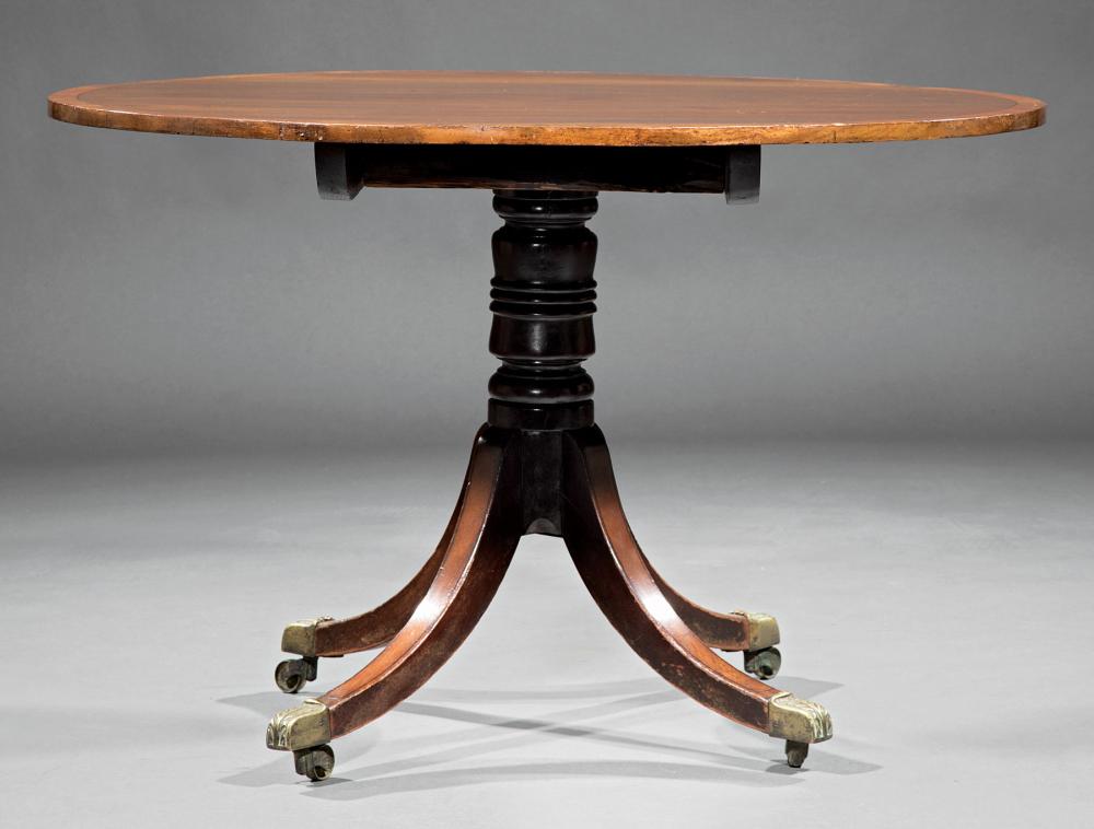 REGENCY INLAID MAHOGANY BREAKFAST