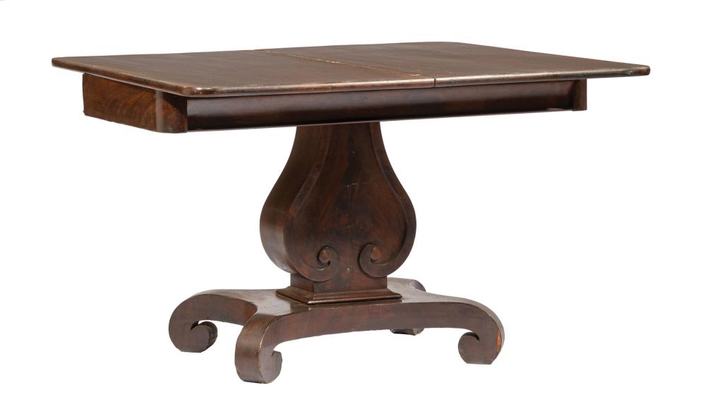 LATE CLASSICAL MAHOGANY GAMES TABLEAmerican