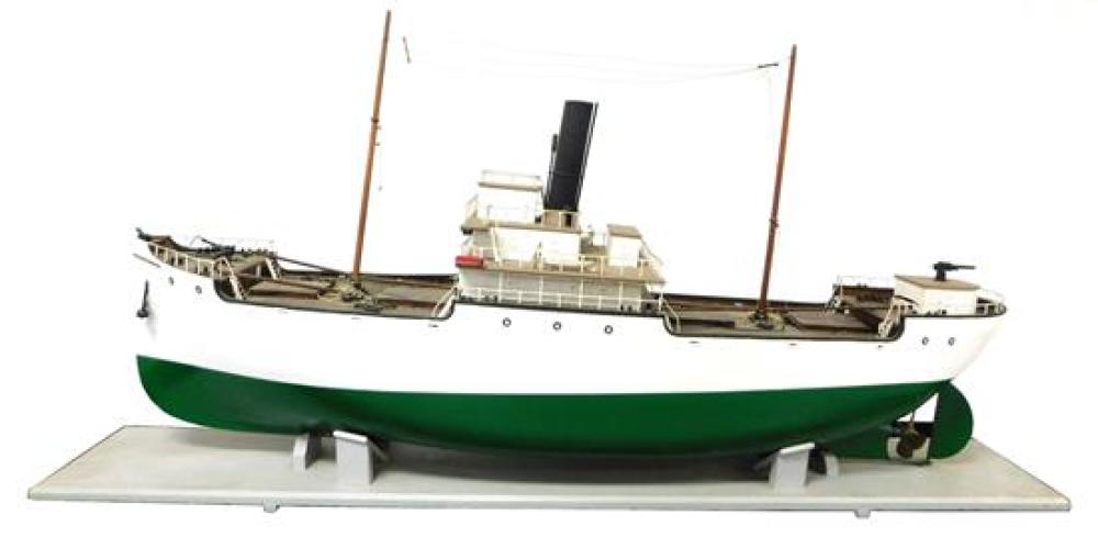 MONUMENTAL STEAMSHIP MODEL CAPE COD,