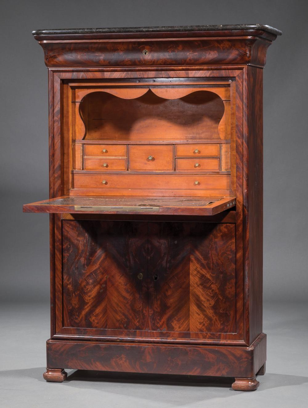 MAHOGANY SéCRéTAIRE à ABATTANTLouis