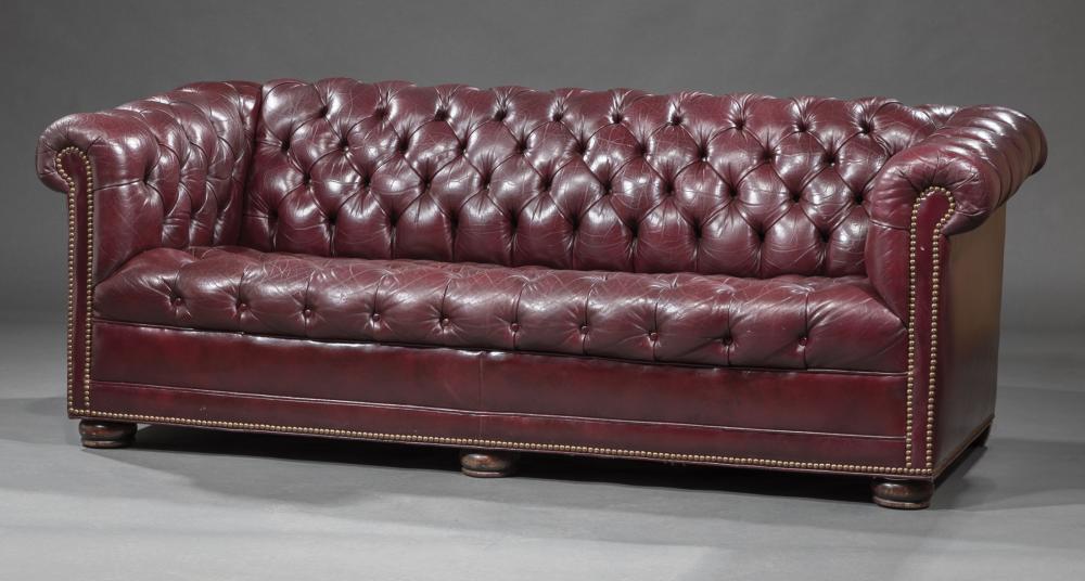 LEATHER CHESTERFIELD SOFALeather