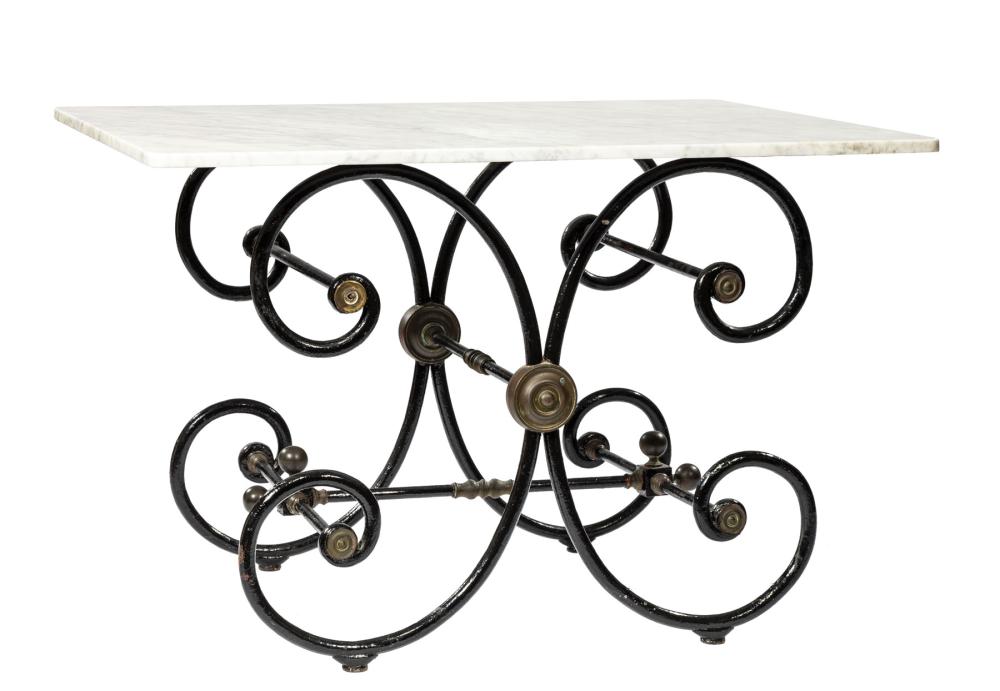 WROUGHT IRON BAKER'S TABLEBelle