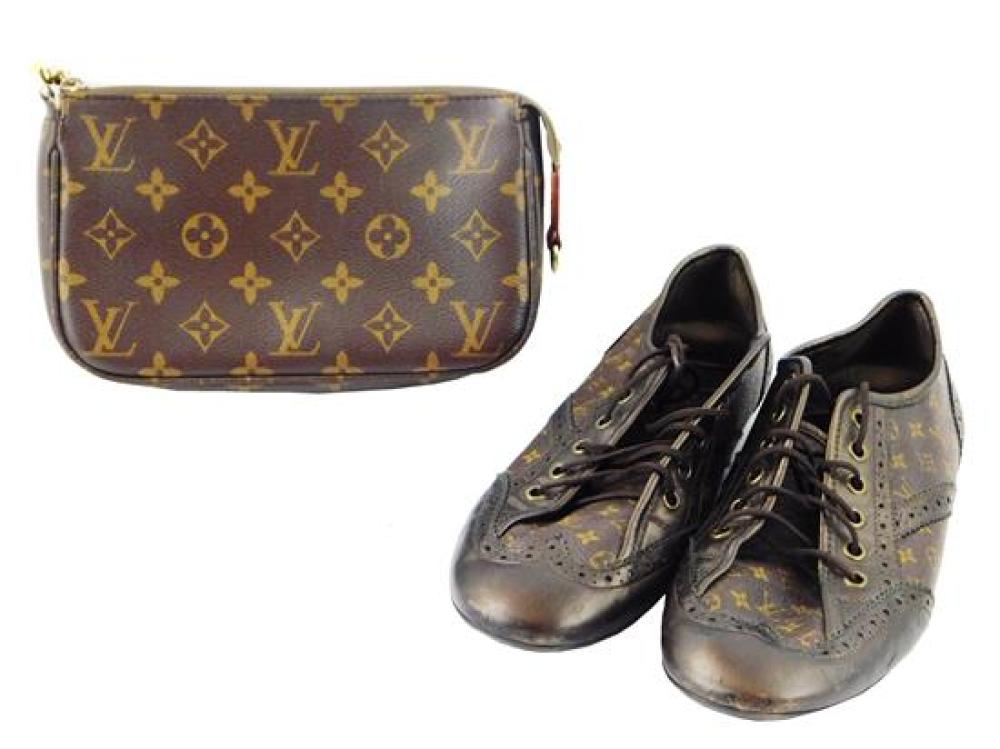 LOUIS VUITTON TENNIS SHOES AND