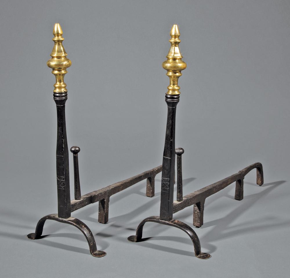 ENGLISH BRASS AND WROUGHT IRON