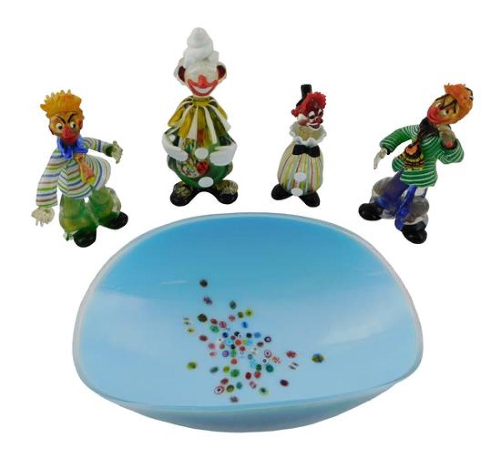 GLASS: MURANO VENETIAN ART GLASS INCLUDING