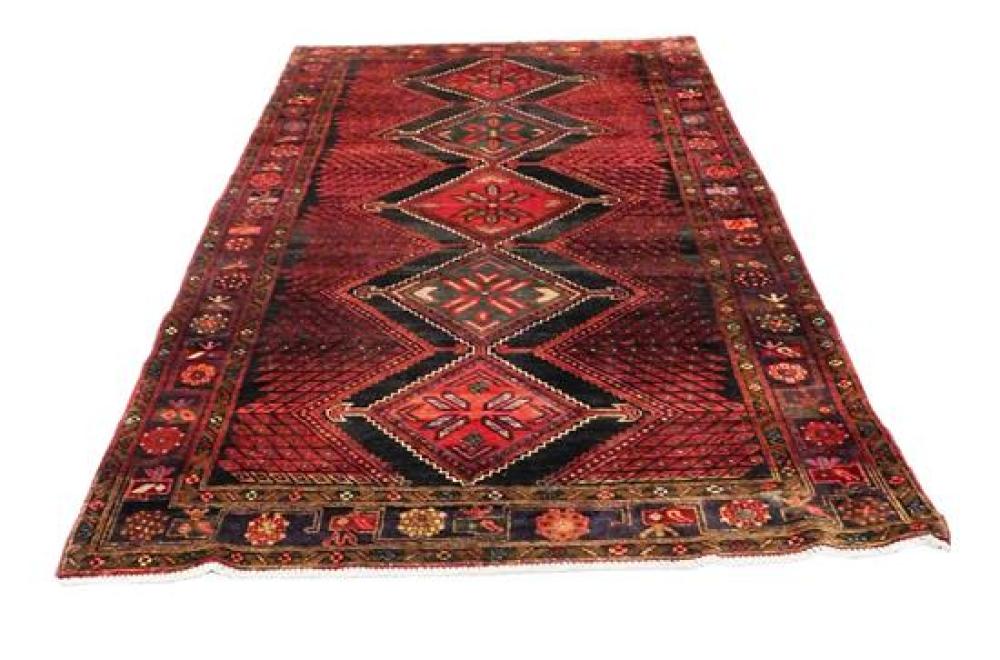 RUG VINTAGE PERSIAN HAMADAN RUNNER  31bbd0