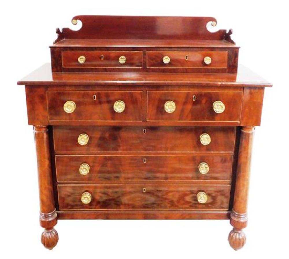 EARLY 19TH C AMERICAN CHEST OF 31bc45