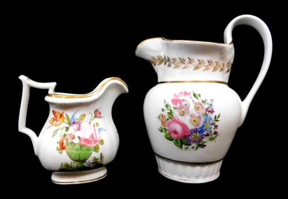 TWO TUCKER TYPE PORCELAIN PIECES  31bc69