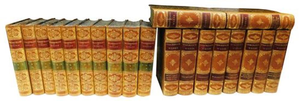 BOOKS: THACKERAY'S WORKS AND SHAKESPEARE,