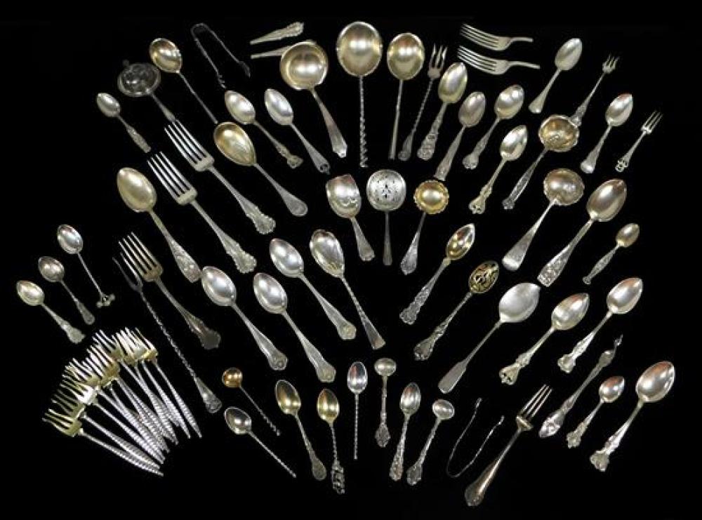 STERLING SILVER: 60+ PIECES OF