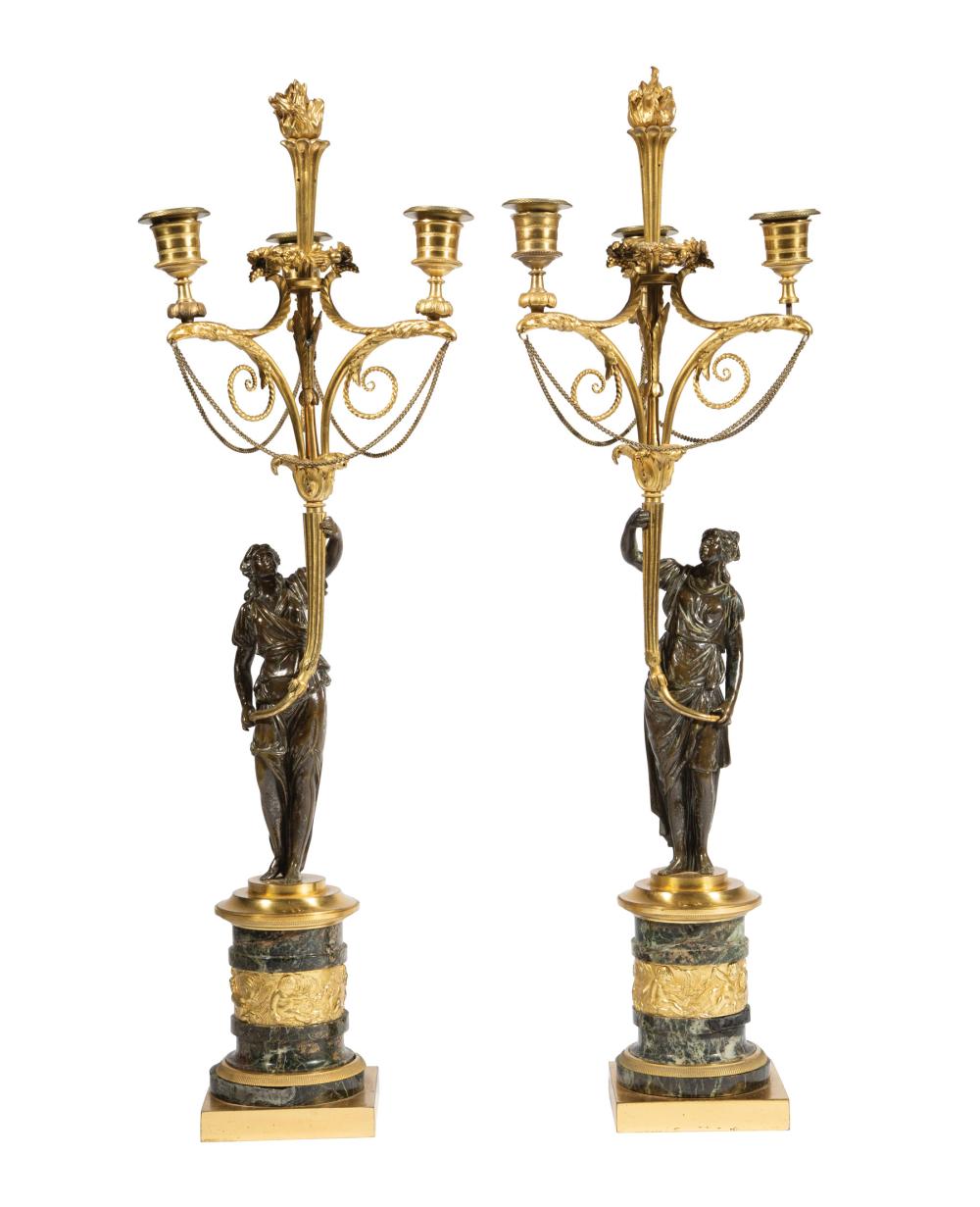 NEOCLASSICAL STYLE GILT PATINATED 31bd79