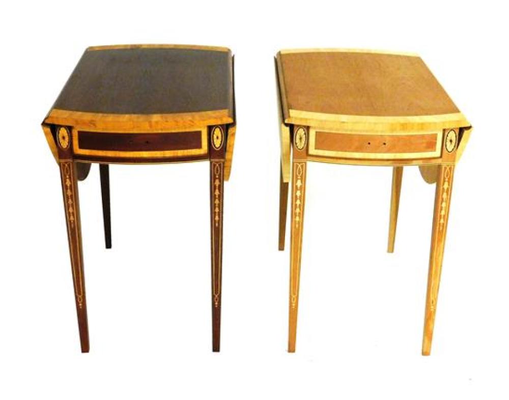 TWO FEDERAL STYLE TABLES FROM BARTLEY