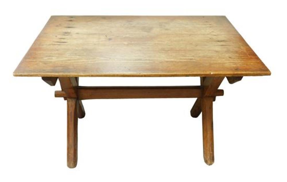 SAWBUCK DINING TABLE AMERICAN  31bdfb