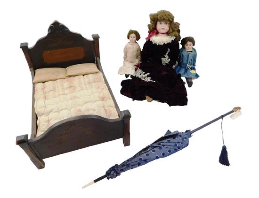 DOLLS: THREE EARLY/MID-20TH C. DOLLS