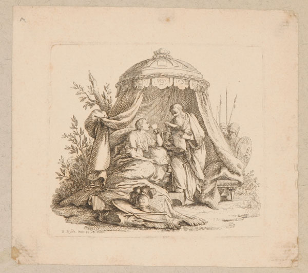 Four 18th century European engravings 4f591