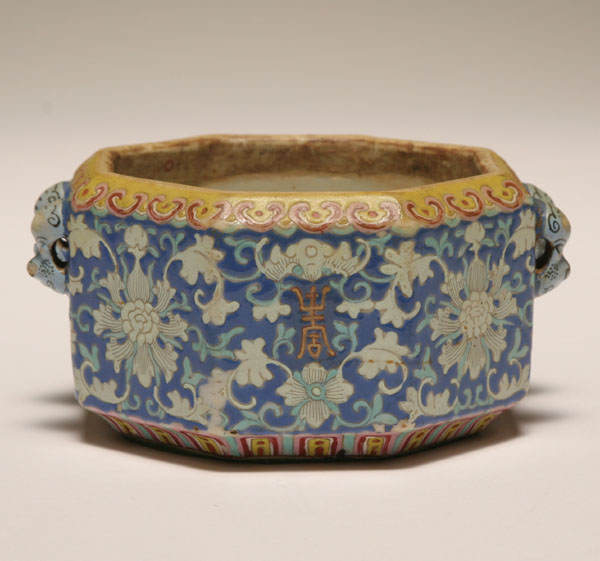 Chinese early 20th century octagonal