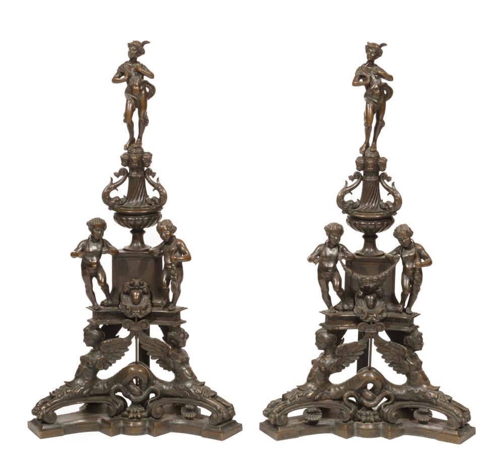 RENAISSANCE-STYLE PATINATED BRONZE