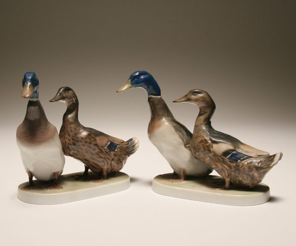 Two pairs Rosenthal mallard duck 4f5b5