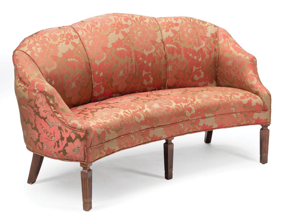 REGENCY-STYLE MAHOGANY SETTEERegency-Style