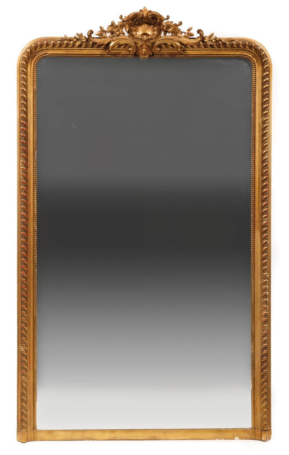 SCOTTISH CARVED GILTWOOD MIRRORFine