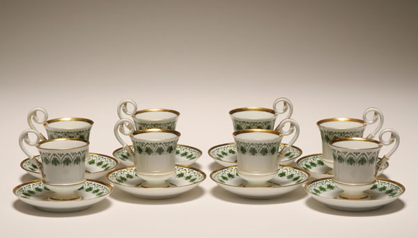 Set of 8 Meissen mid 19th century 4f5b9