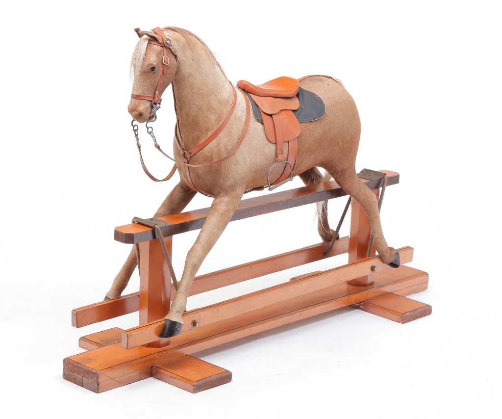 ROCKING HORSE. Most likely German,