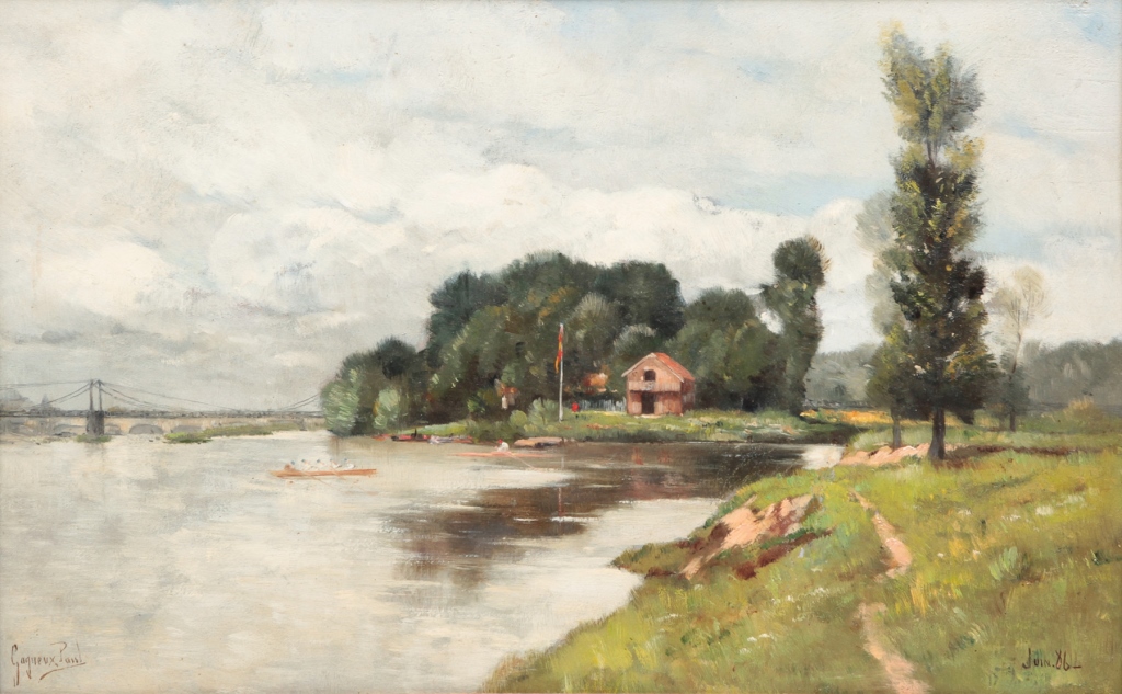 RIVERSCAPE BY PAUL GAGNEUX France  3199b6