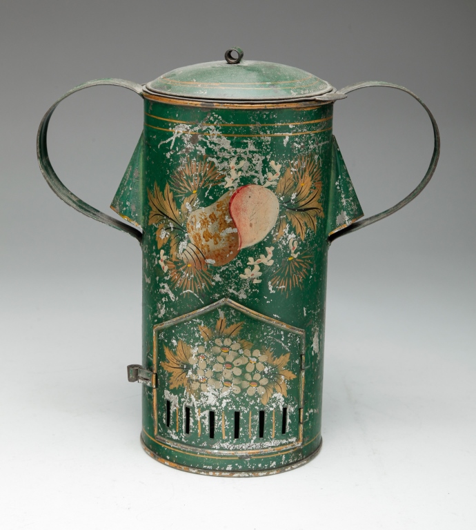 AMERICAN TOLE FOOD WARMER. Mid 19th