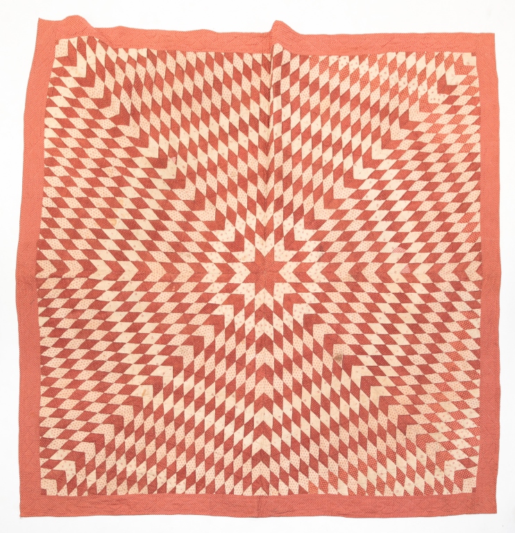 AMERICAN PIECED QUILT Circa 1900  319a3f