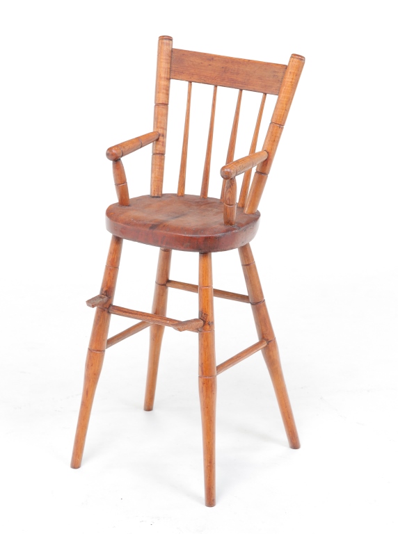 AMERICAN HIGH CHAIR WITH BAMBOO