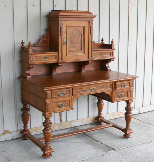 Victorian Eastlake style desk;