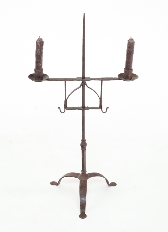 AMERICAN WROUGHT IRON CANDLE LAMP  319ab2