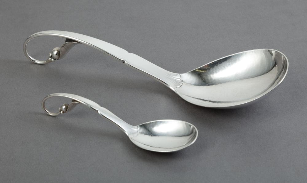 GEORG JENSEN STERLING SILVER SERVING